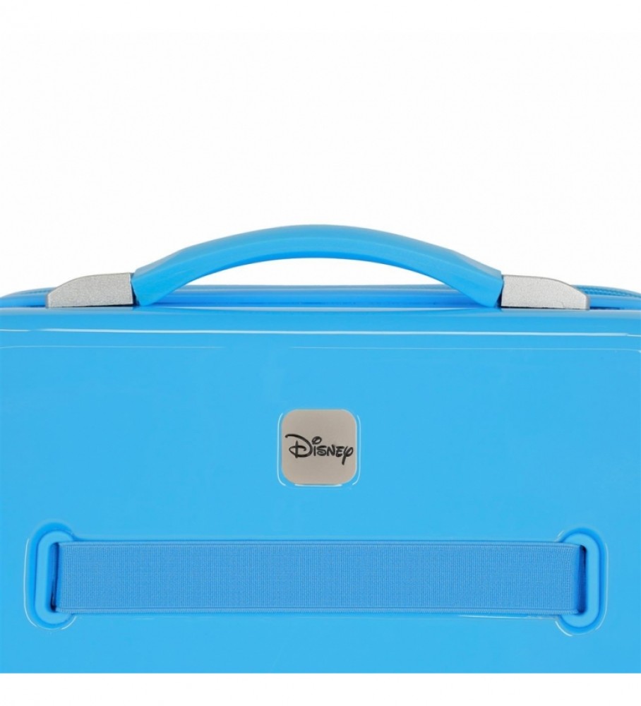Bolsa Joumma Neceser ABS Mickey Be You Adaptável azul claro - 29x21x15cm -