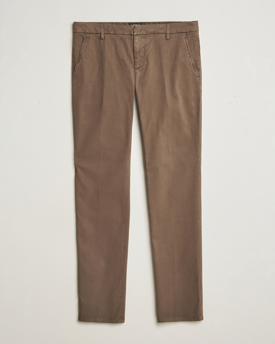 Dondup Spiritisimo Peached Gabardine Chino Brown