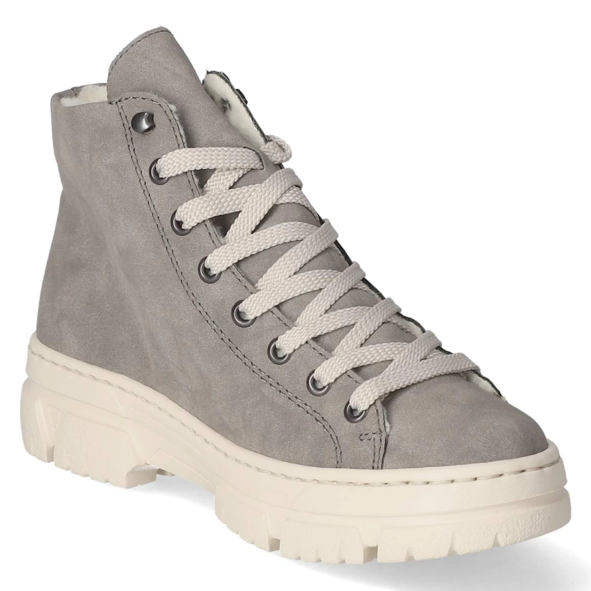 RiekerSchnürstiefeletten - grau