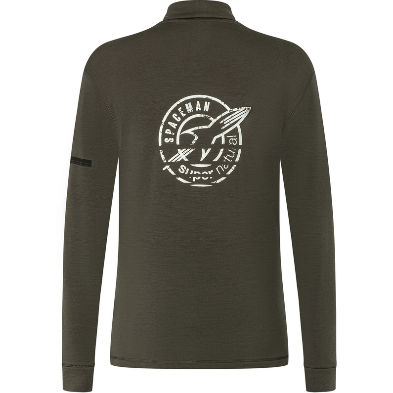Super.Natural Herren Space260 Turtle Neck Longsleeve