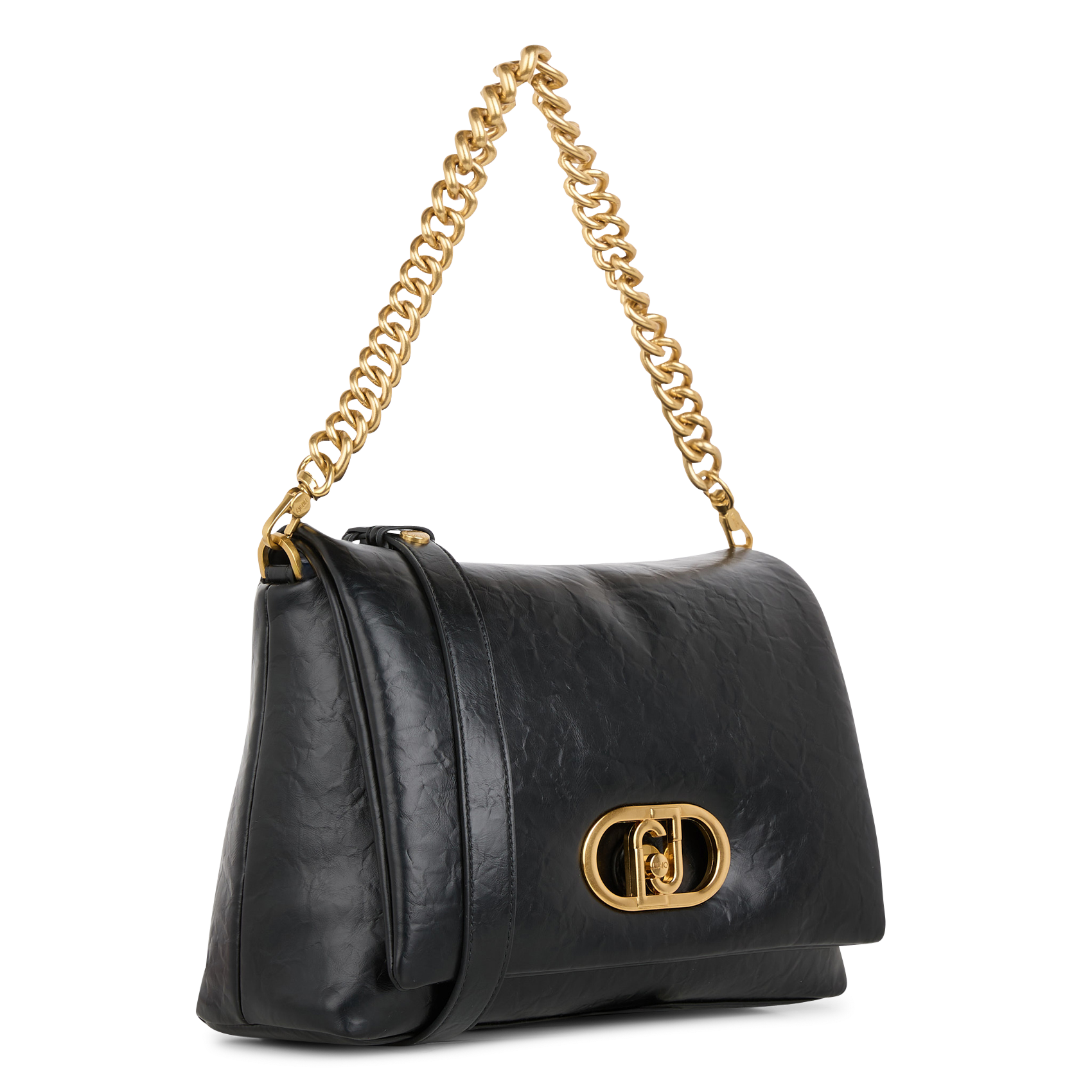 Sac porté épaule à rabat | Noir