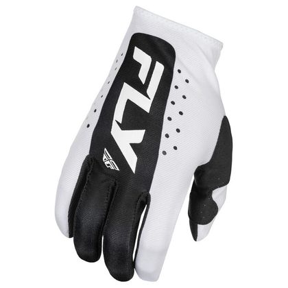 Gants cross Fly LITE 2025 - Blanc / Bleu