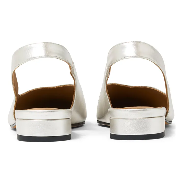 Anthology Paris Slingback Maggie Cuir | Champagne
