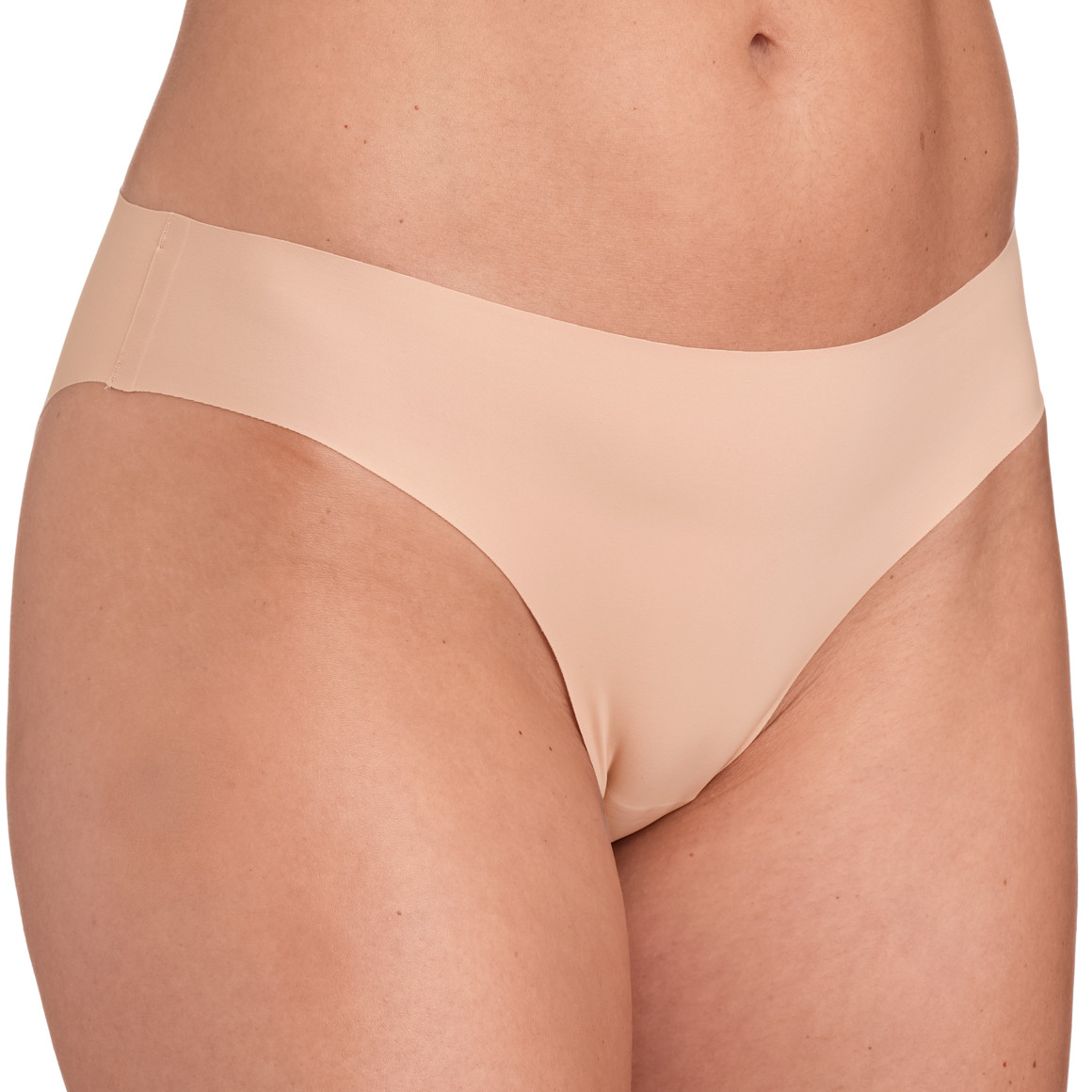 Gina Benotti Damen Seamless-Slip aus glatter Mikrofaser beige