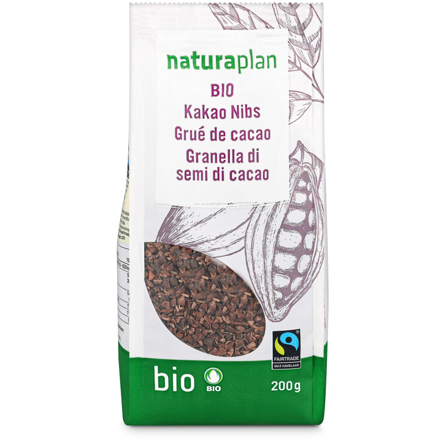 Naturaplan Bio Fairtrade Kakao Nibs