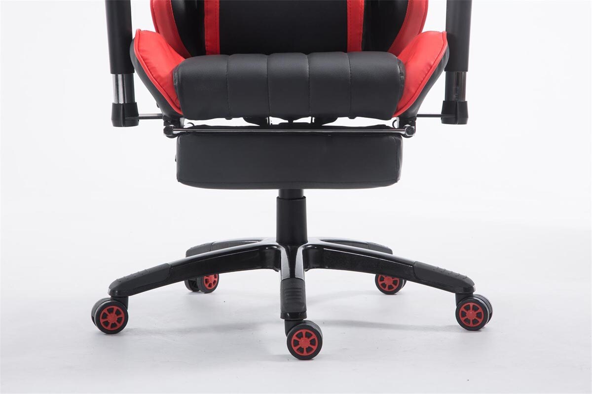 CLP Racing Gaming Bürostuhl Shift XL Mit Kunstlederbezug l Gamingstuhl Mit Leichtlaufrollen l Höhenverstellbarer Drehstuhl