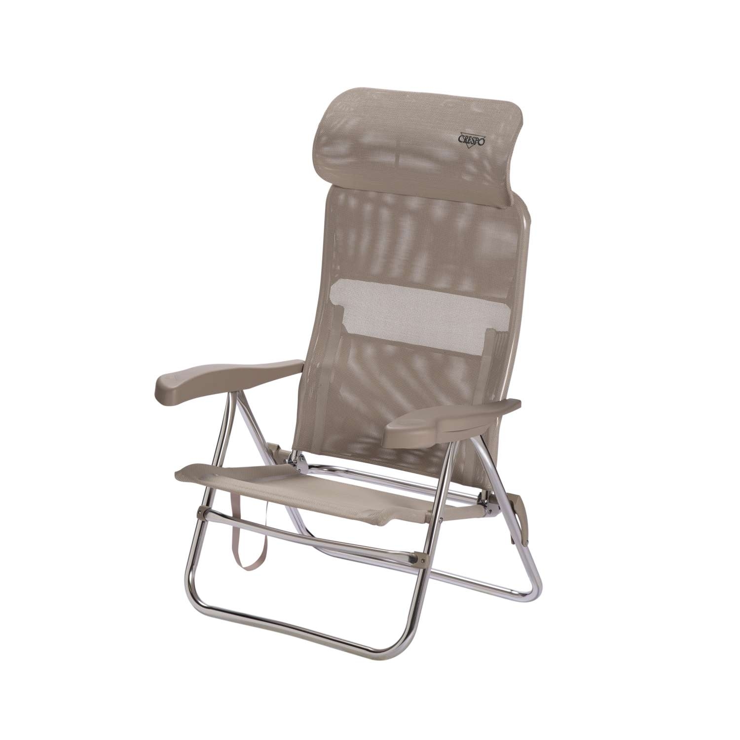 Crespo AL-205 Compact Beach Chair Strandstuhl beige