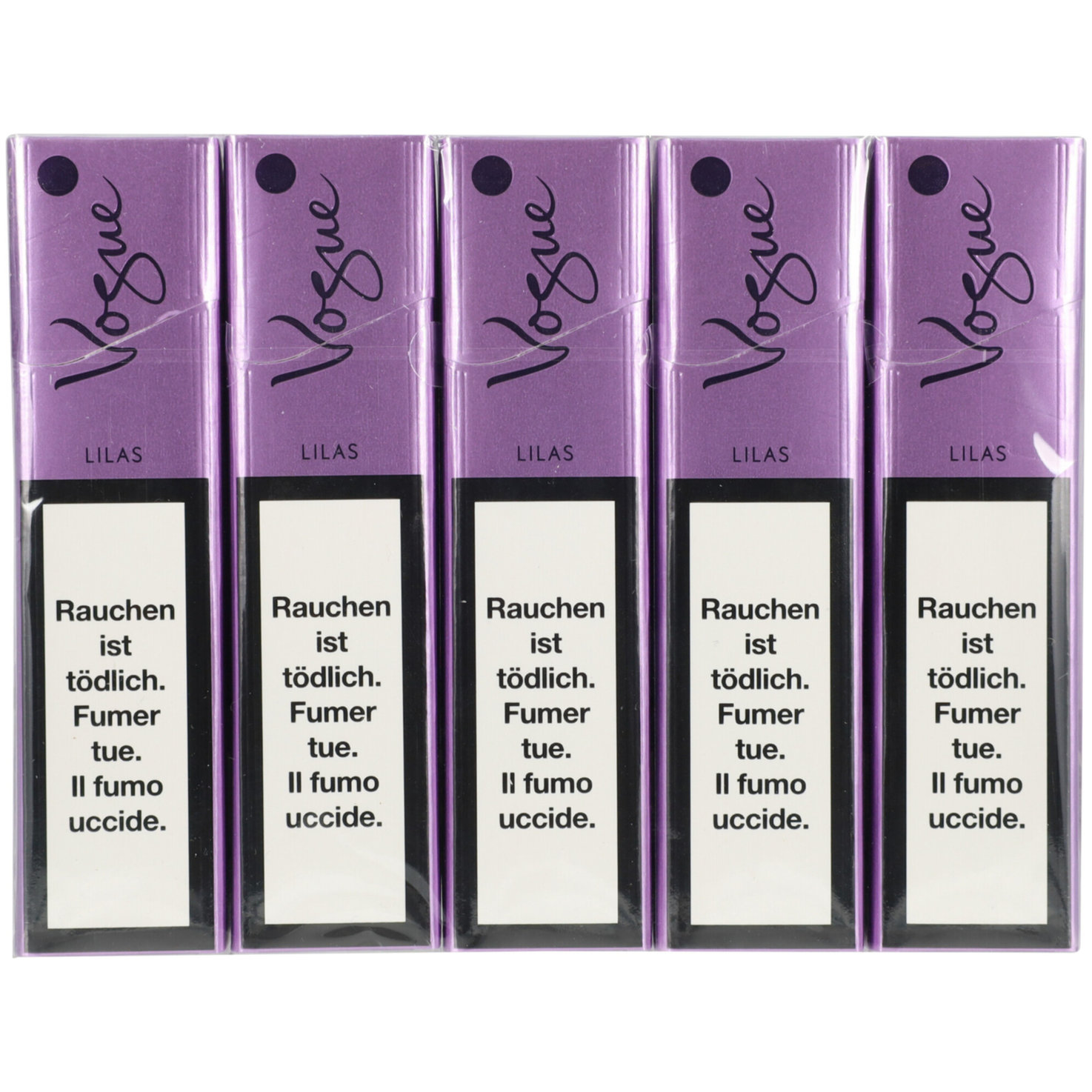 Vogue Zigaretten Slims Lilas Box Stange