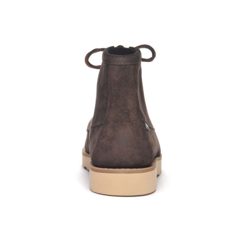 TALA HIGH OILED DARK BROWN-Mocassin en cuir lisse tanné pour homme