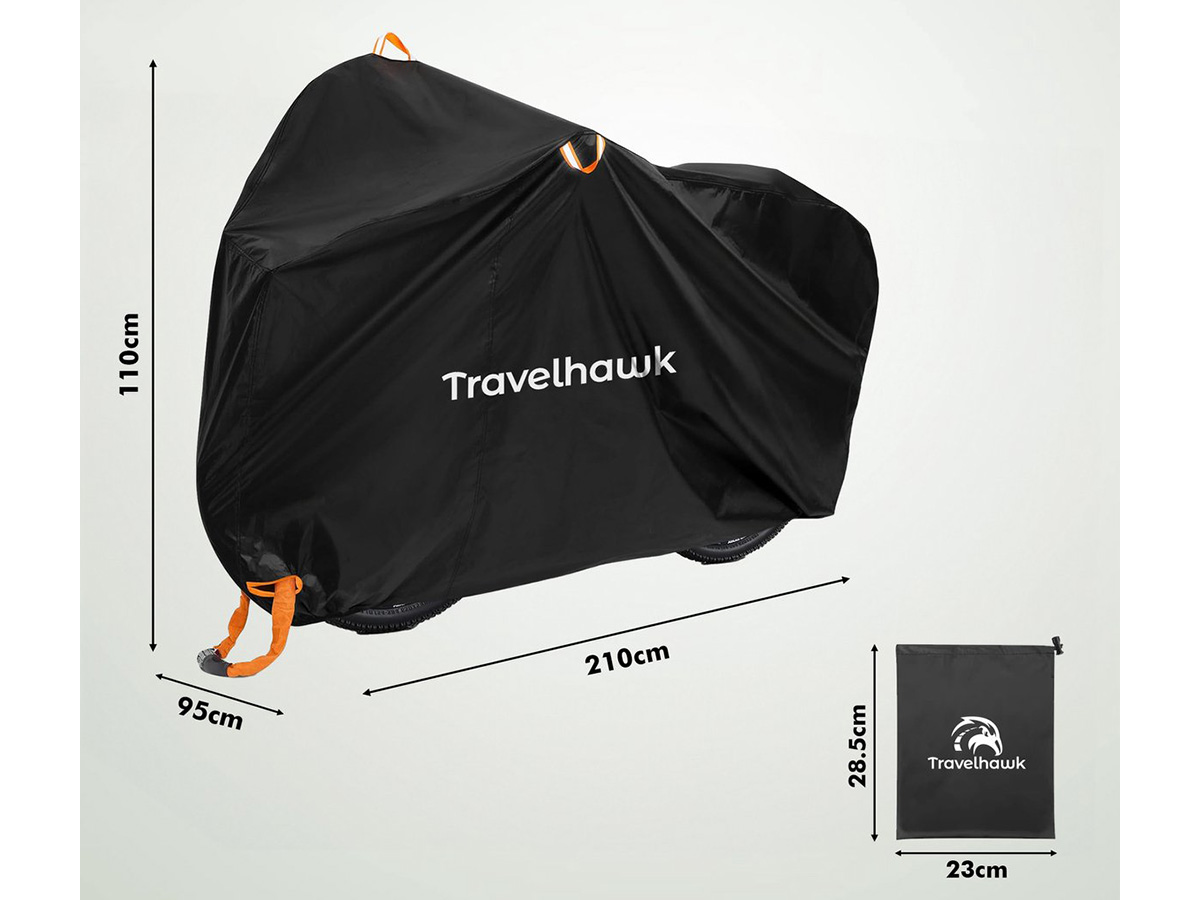 Travelhawk waterdichte fietshoes - Black