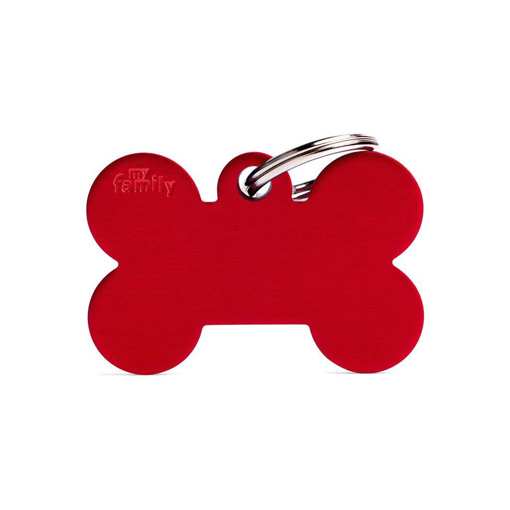 My Family Bot - Hondenpenning - rood - L