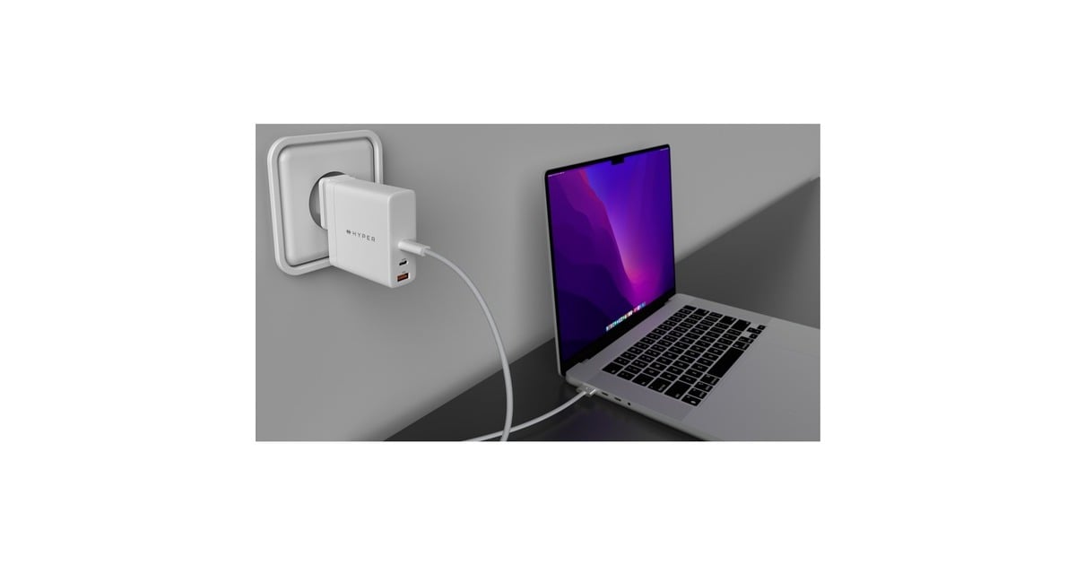 HyperHyperJuice 140W PD 3.1 USB-C Charger  (Wit)
