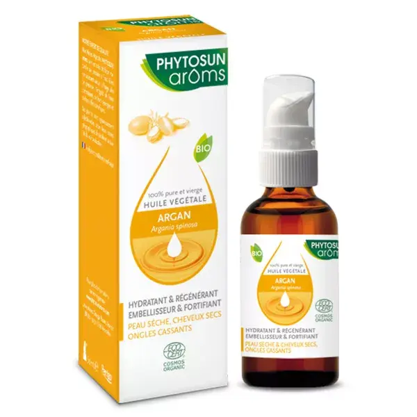 Óleo de Argan Orgânico Phytosun Arôms 50ml