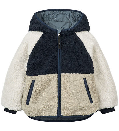 Liewood Thermo-/Fleecejacke - Jackson - Umkehrbar - Whale Blue M