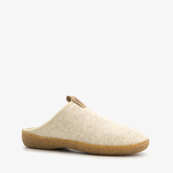 Hush Puppies wollen dames pantoffels beige