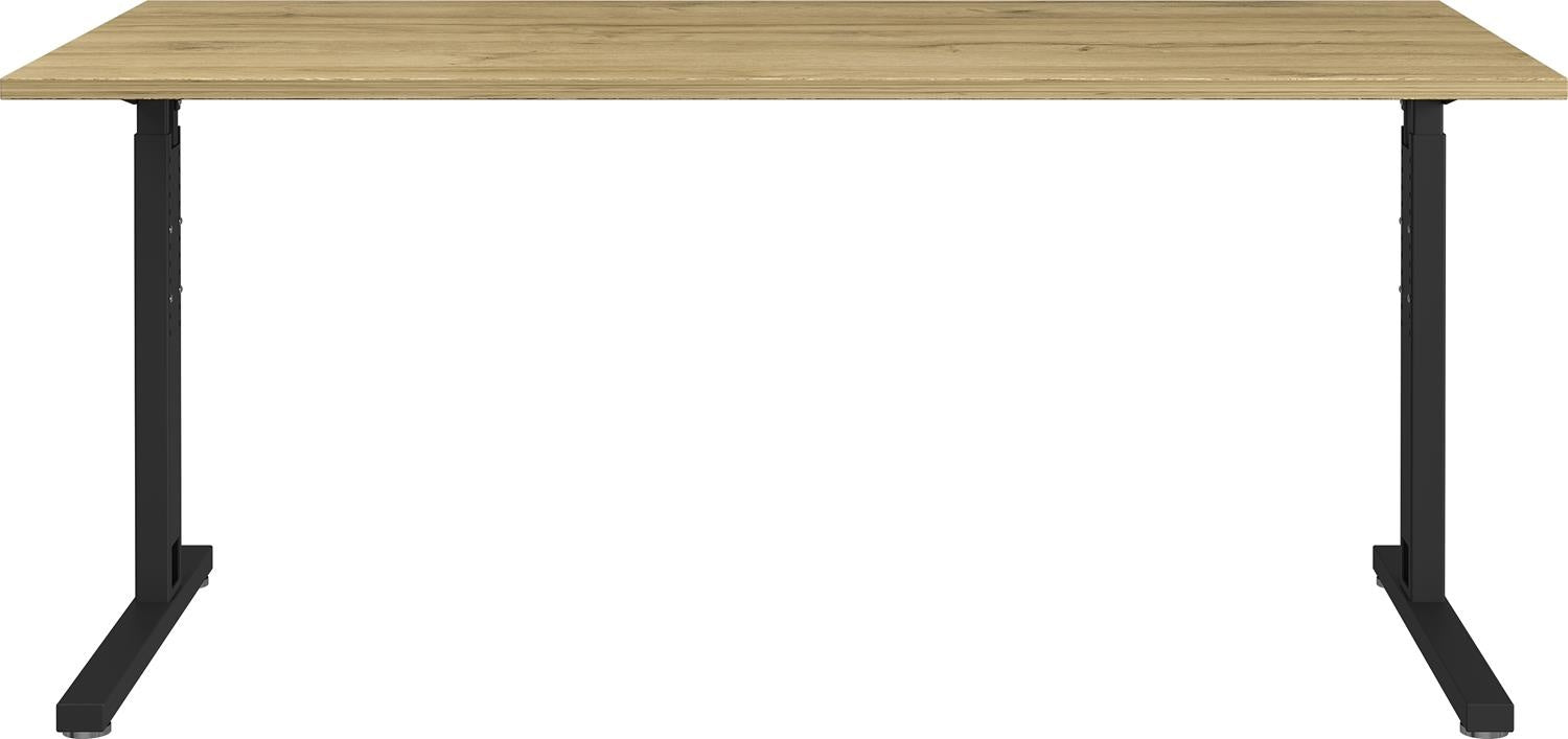 Germania Profi 160 cm Bureautafel Grandson Eiken | Zwart