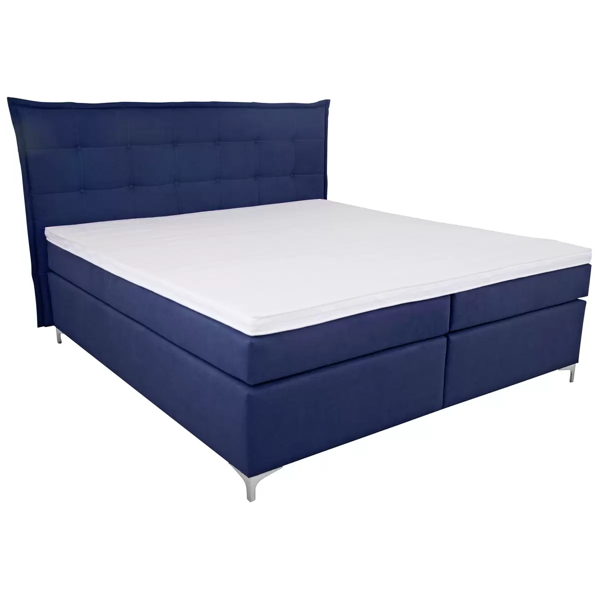 Boxspringbett Fabio 180 x 200 Blau