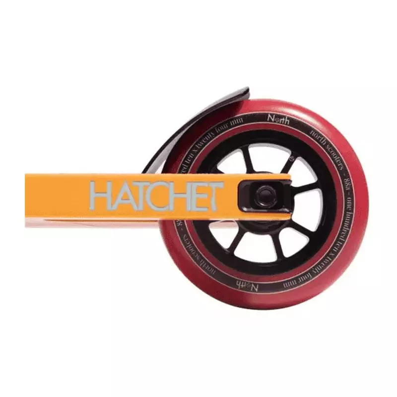 Trottinette freestyle NORTH Hatchet Orange/Noir