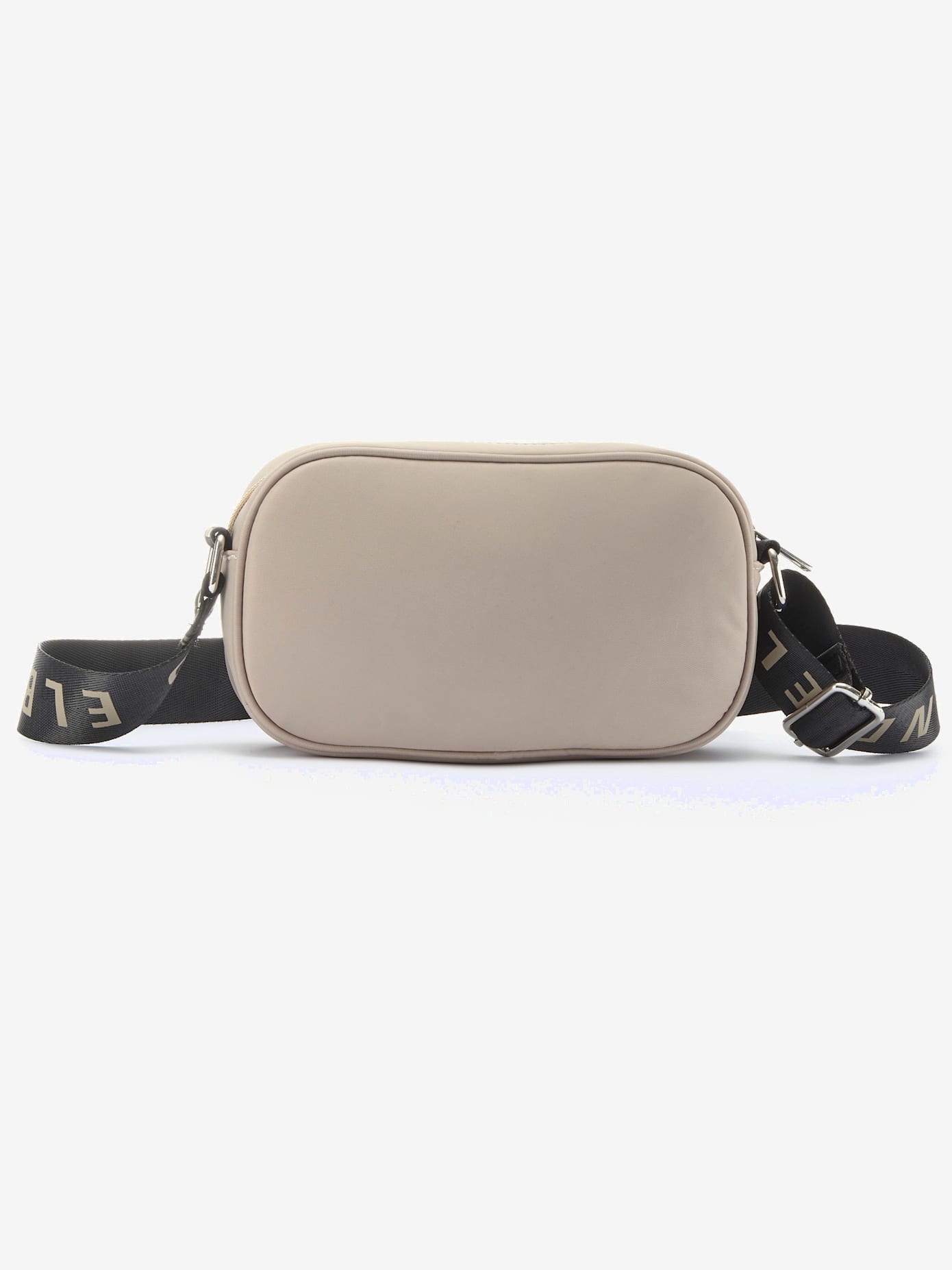Mini-sac avec matelassage tendance et logo imprimé sur la bandoulière