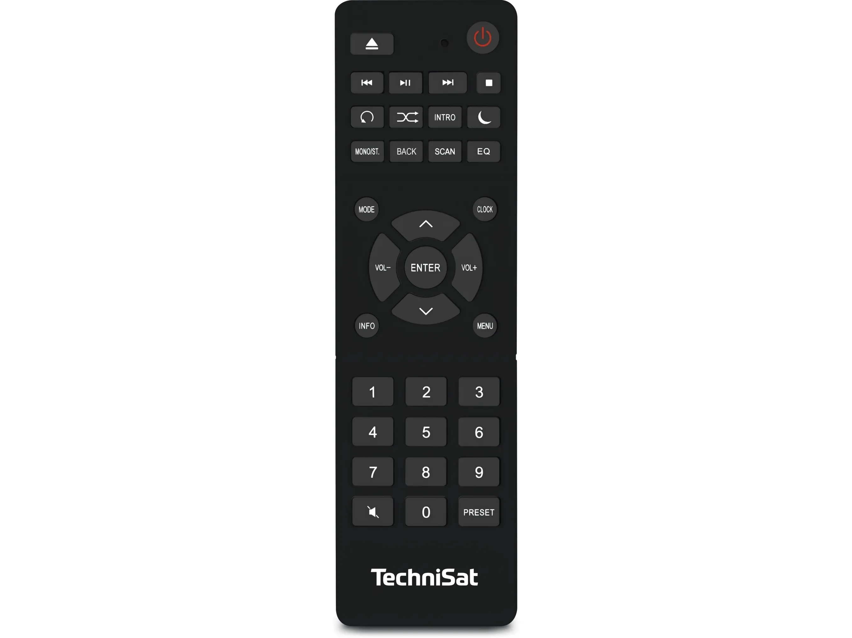 TechniSat DigitRadio 370 CD IR - Audiosystem - 2 x 5 Watt - sort