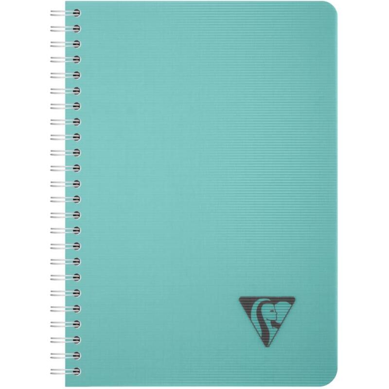 Carnet reliure intégrale Linicolor ESSENCE A5 180 pages petits carreaux couverture plastique polypropyène rainuré - Assortis