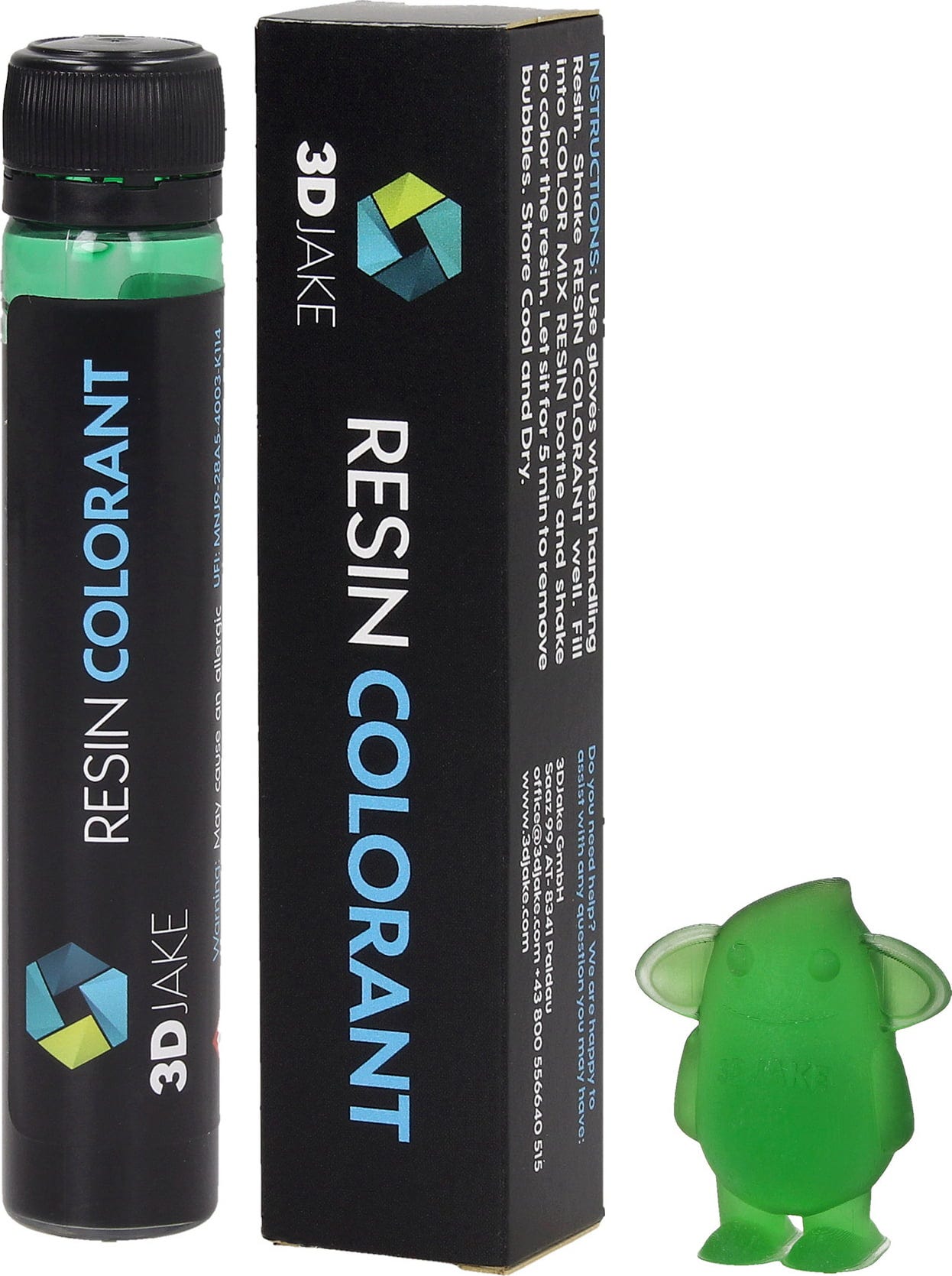 3DJAKE  Resin Colorant Transparent Grün, 25 g    Resin Farbstoff in Transparent Grün