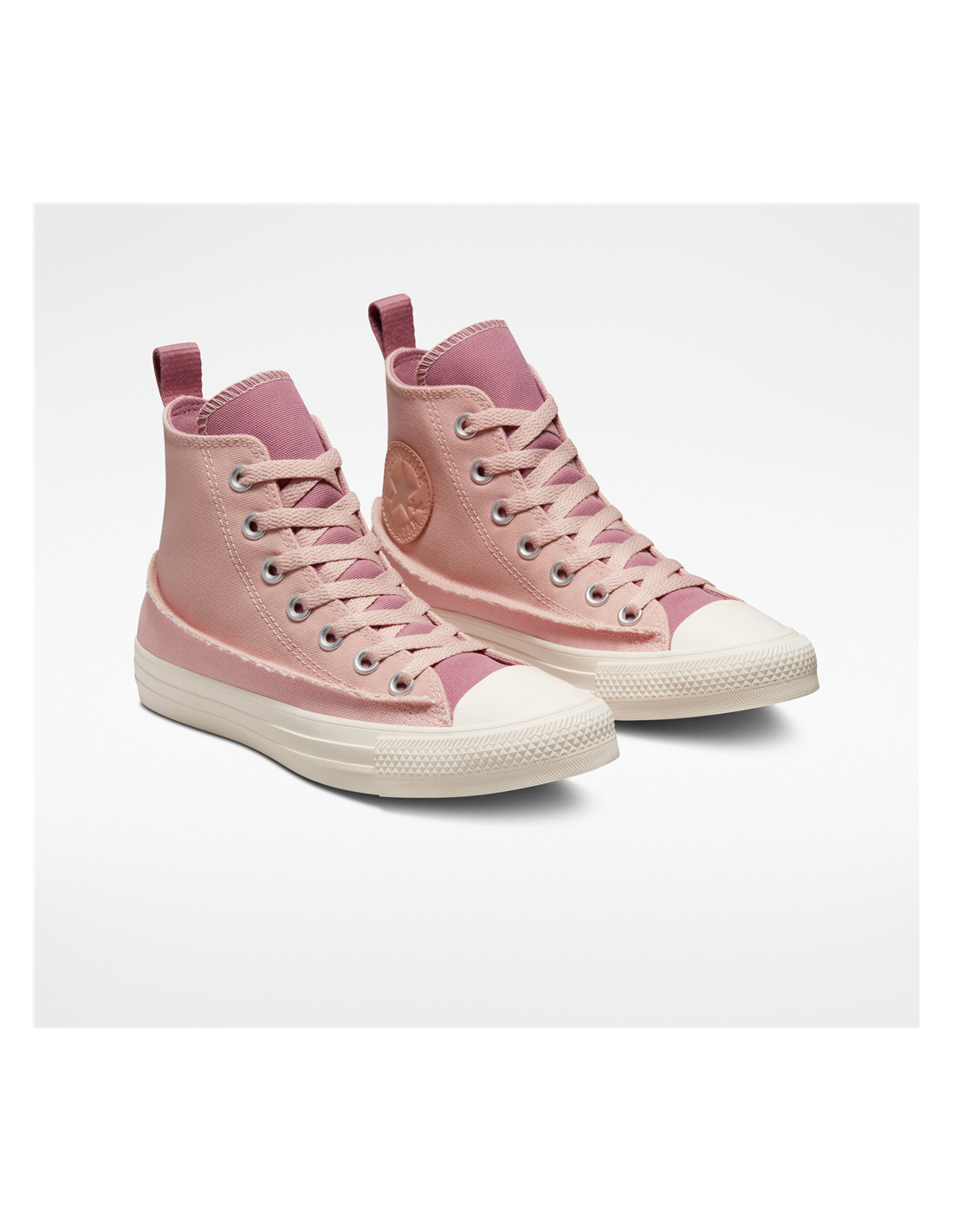 converse sneakers montantes femme All Star Hi Crafted Canvas rose vintage
