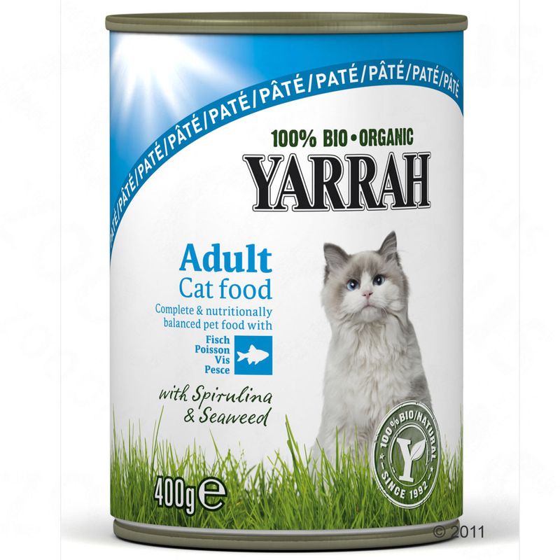 Lot 4 saveurs Yarrah 24 x 400/405 g