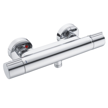 Atlantic thermostatische douchekraan Colin Chroom 15 cm