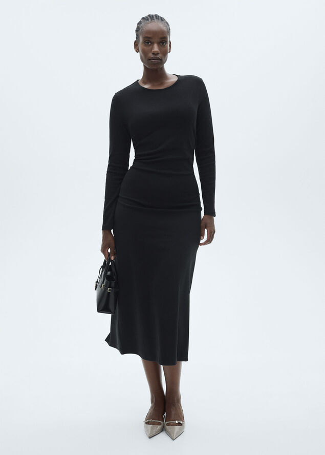 MANGO DRESS. -- BASILA Black