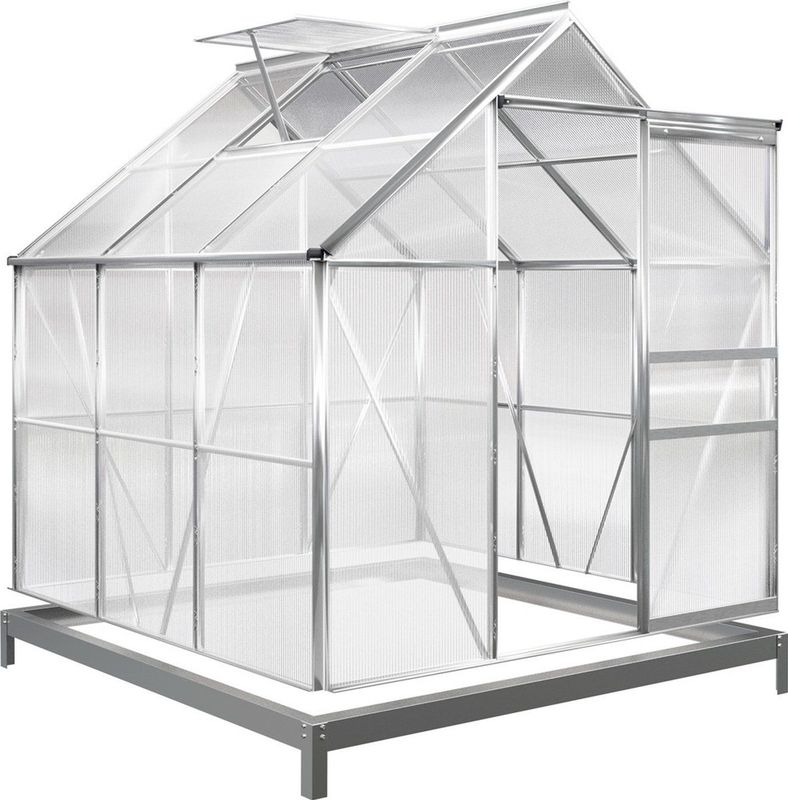 Tuinkas - 5,8 m³ - Aluminium - Warmte-Isolerend - Met Dakraam