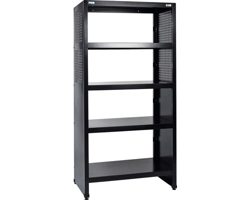 Küpper werkplaatsrek, zwart, 180x91x53 cm, 5 legborden, draagvermogen 300 kg