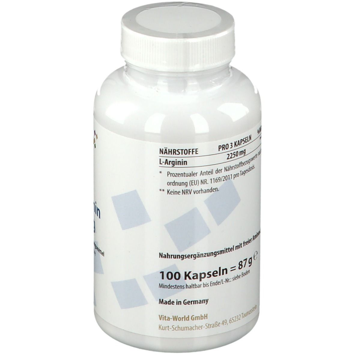 L-Arginin 750 mg