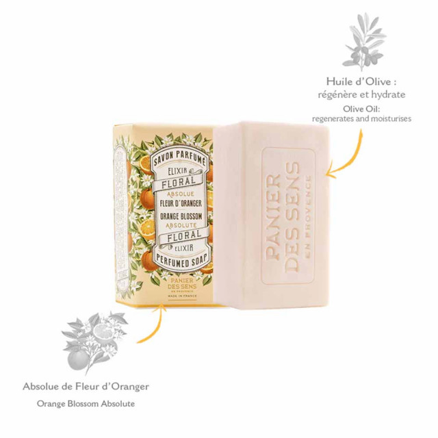 Savon parfumé Fleur d'Oranger PANIER DES SENS