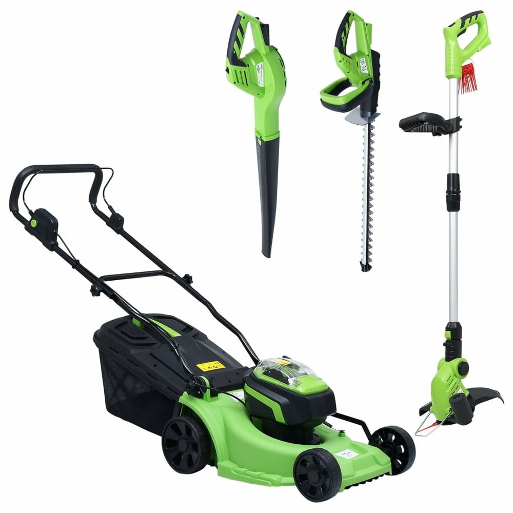 Tondeuse à gazon sans fil et jeu d'outils électriques de jardin