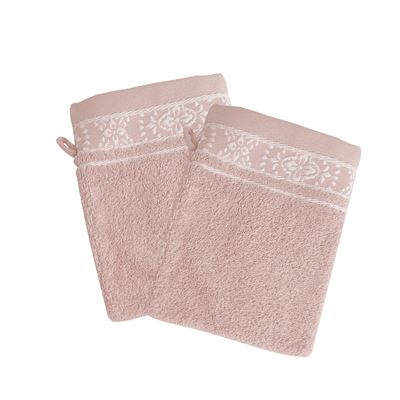 Linge de toilette liteau brodé - 450 g/m²