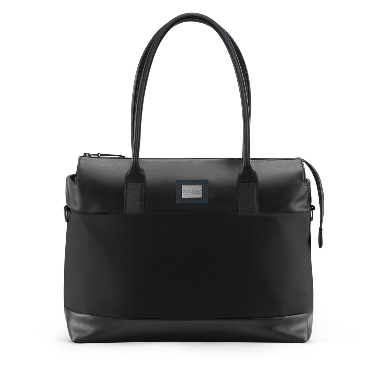 Sac à langer tote - Black - Ecru