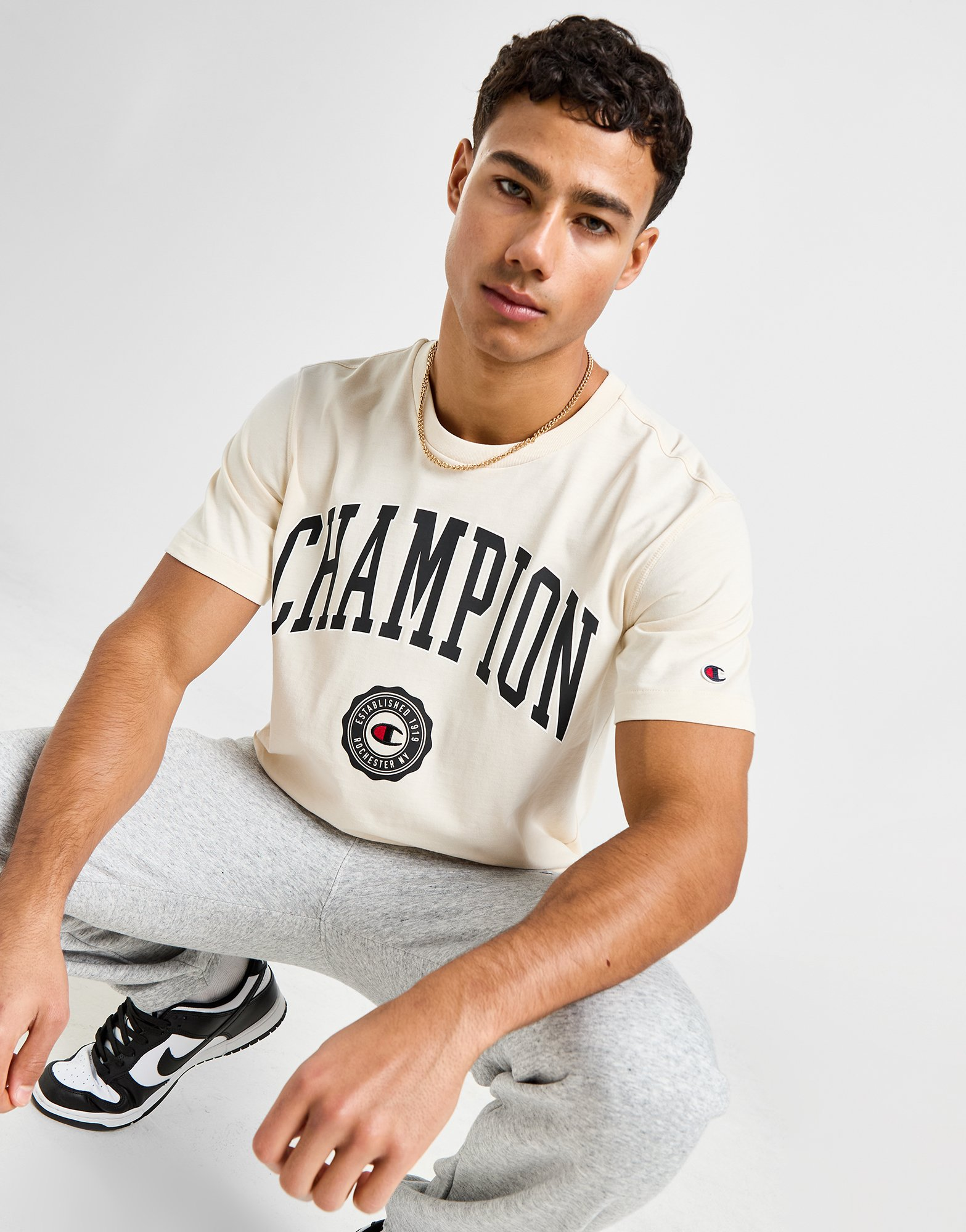 Champion T-shirt Arch Logo Homme