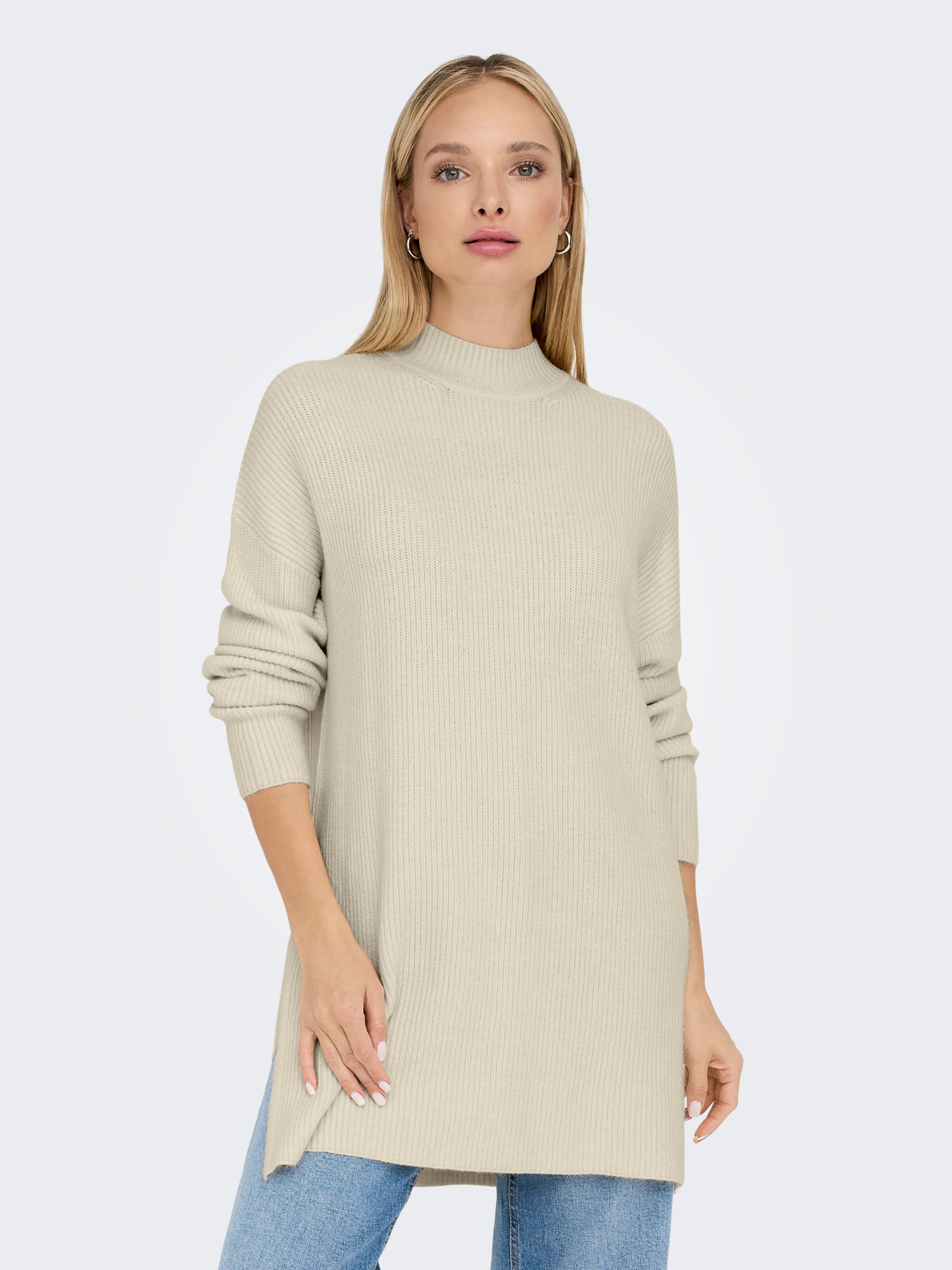 ONLKATIA Strickpullover Whitecap Gray