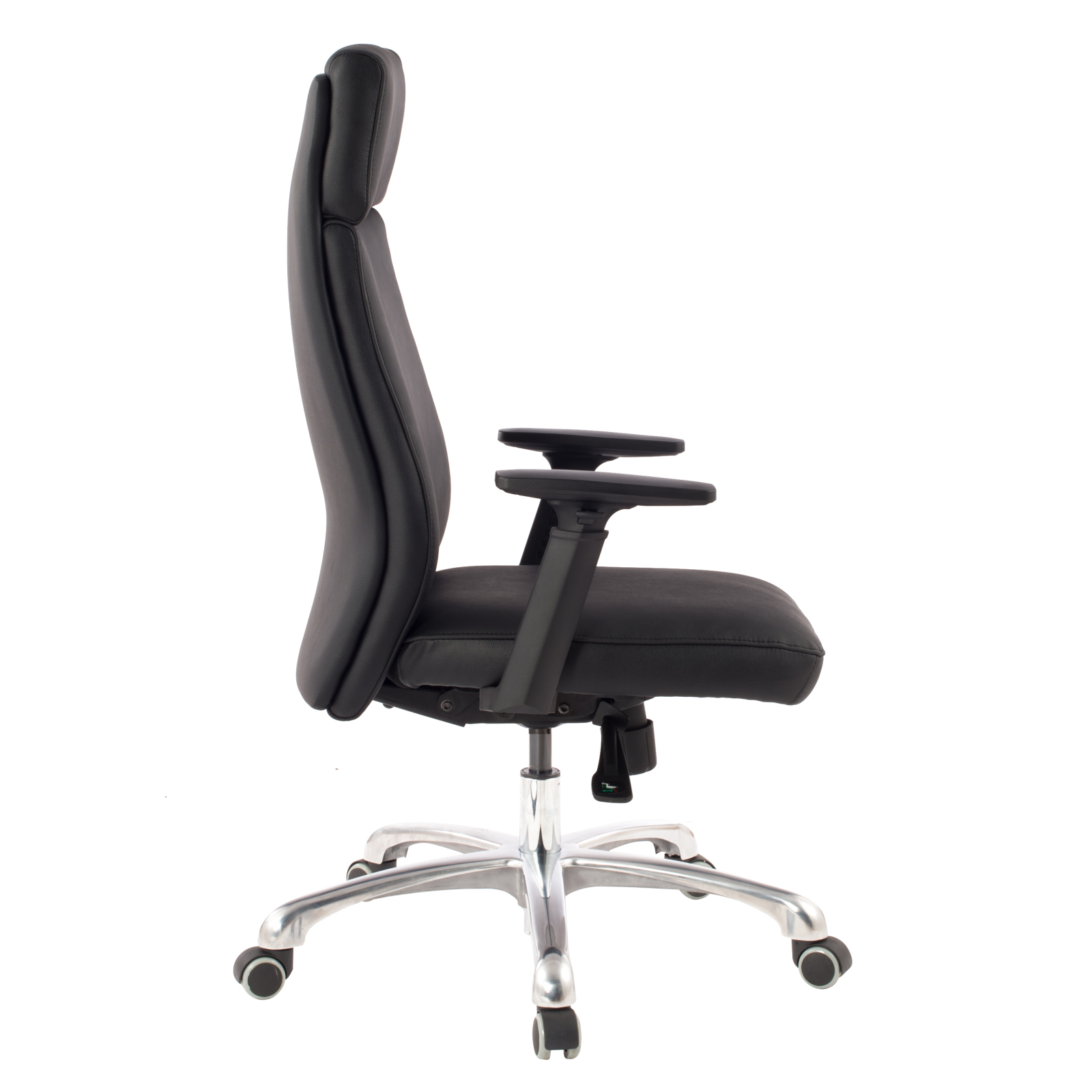 Bürostuhl - schwarz - Leder