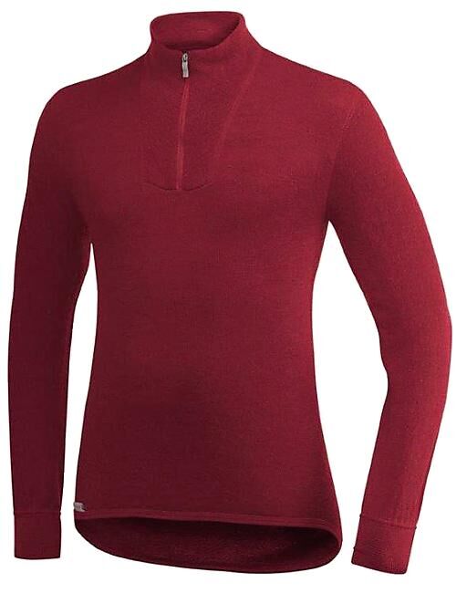 WOOLPOWER - 200G ZIP M T-SHIRT ML ZIP