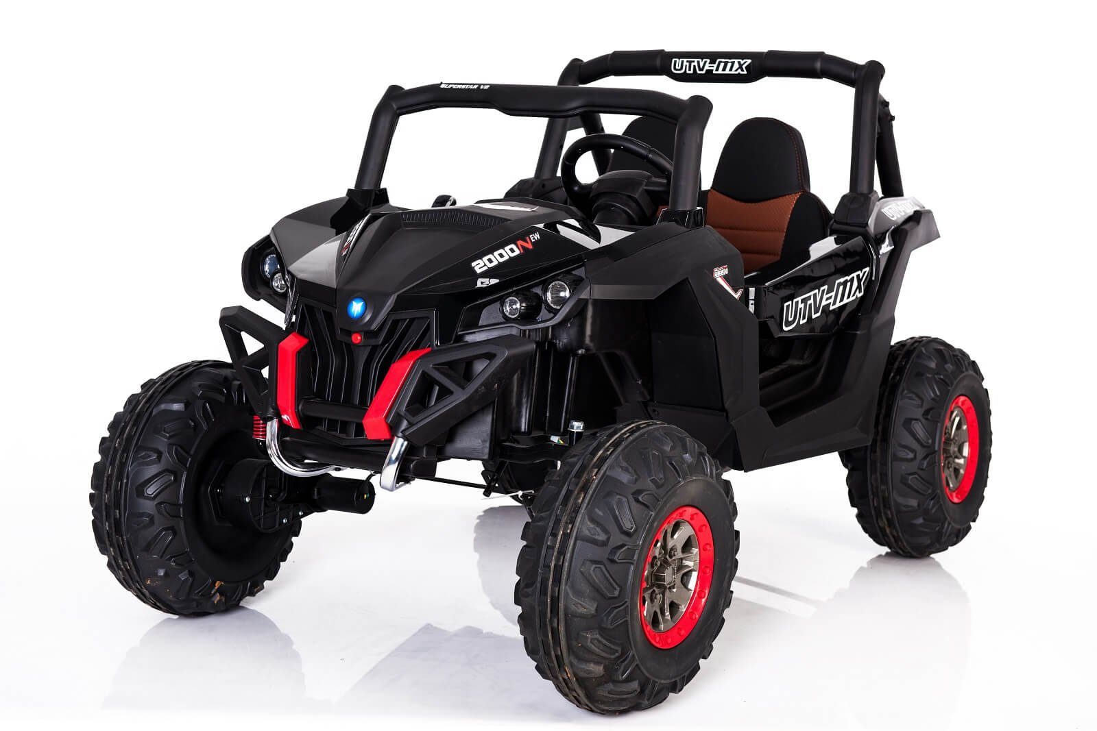Carrinho elétrico infantil BoGi XXL UTV de 2 lugares, modelo premium, 2x200W 24V 14Ah