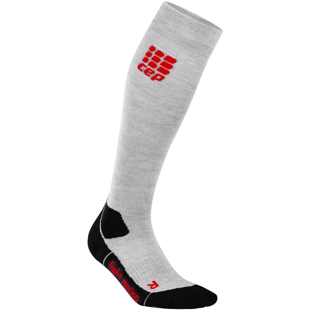 CEP Outdoor Light Merino Socken Damen volcanic dust