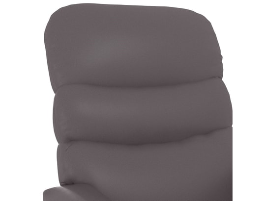 VIDAXL - Fauteuil Relaxation Fauteuil de massage gris similicuir