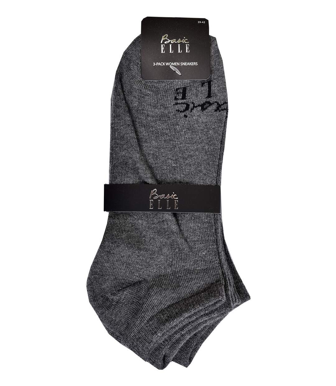 Chaussettes femme ELLE Basic Qualité et Confort-Assortiment modèles photos selon arrivages- Pack de 6 Paires ELLE Socquettes assorties