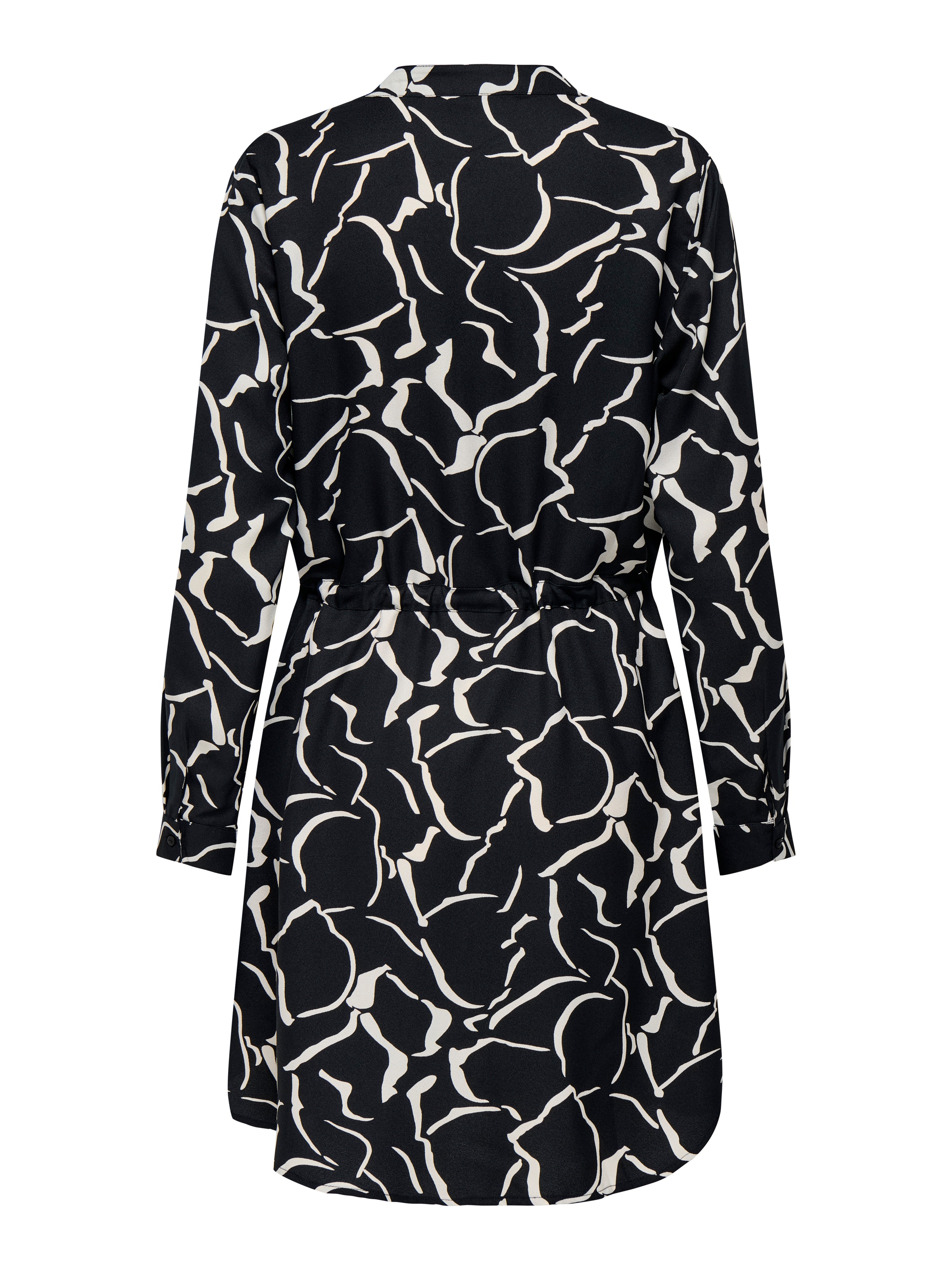 ONLY Druckkleid »ONLCORY LIFE L/S V-NECK TUNIC WVN NOOS« Sommerkleid mit Taillengürtel