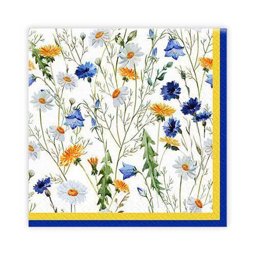 Kaffserviett Sommerblomster 20-pack Gullers