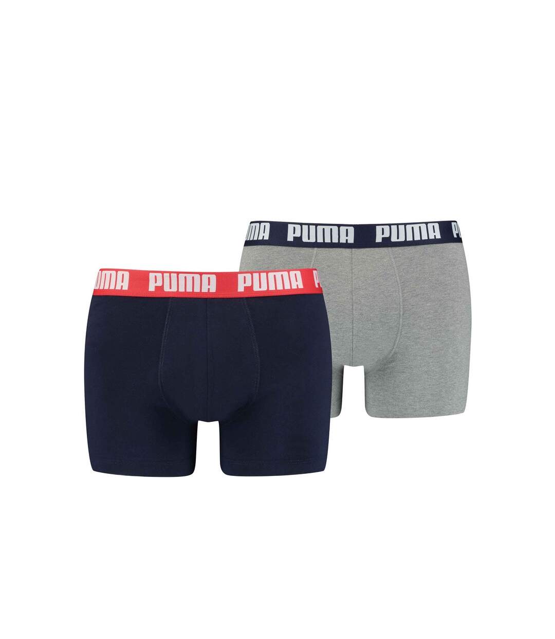 Puma - Boxers BASIC - Homme (Gris / Bleu marine) - UTRD2569