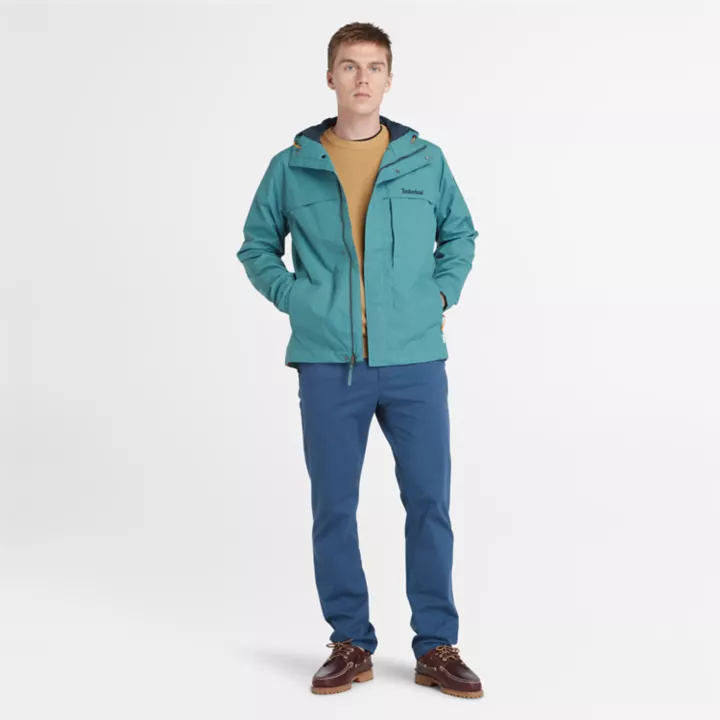 Veste imperméable Benton pour homme en bleu sarcelle
