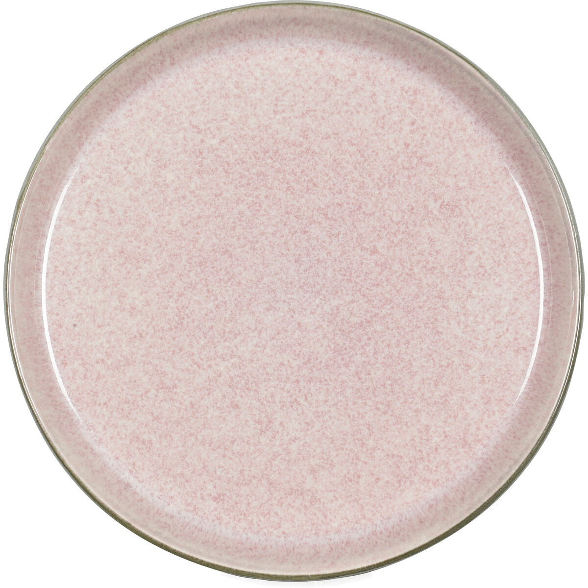 Tallerken Gastro 21 cm grå/rosa Bit